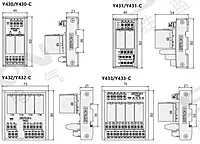 SiRON Y430~Y435 Series Wide Base Type Power Relay Module &grave;