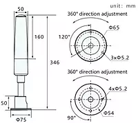 SiRON D021-C Series LED Signal Lamp Highlight Light Beads