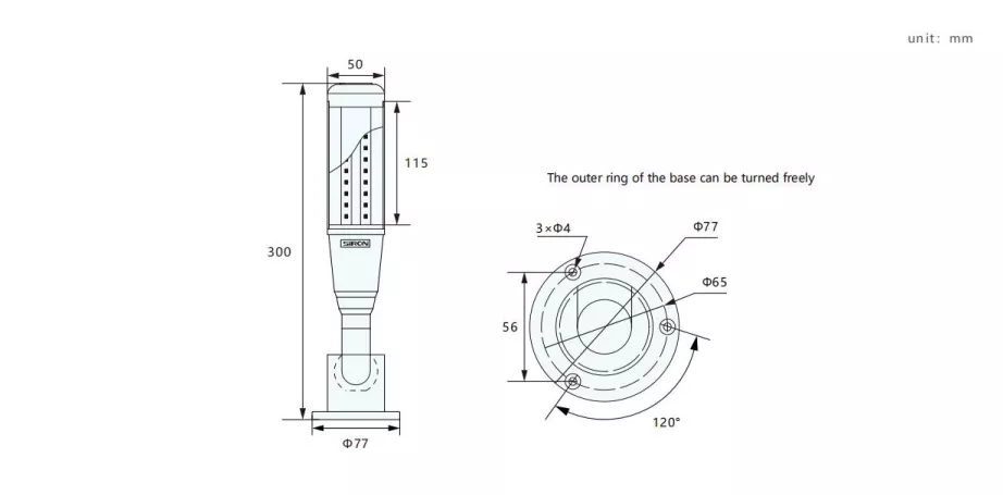 SiRON D021-B Series LED Light / USB Smart Light