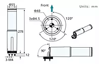 SiRON D010-2 Series LED Machine Tool Warning Light