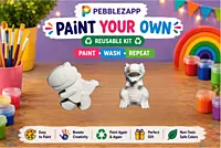 Reusable Trex + one Dino DIY Painting Kit