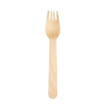 Wooden Fork Spoon,Size: 5 Inches