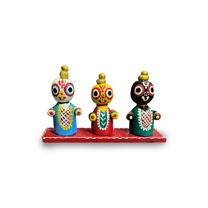 Real Craft Wooden Idol Of Lord Jagannath