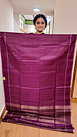 NK Semi Tussar Dotted Jamun- T