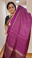 NK Semi Tussar Dotted Jamun- T