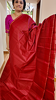 NK Semi zari checks Maroon- T