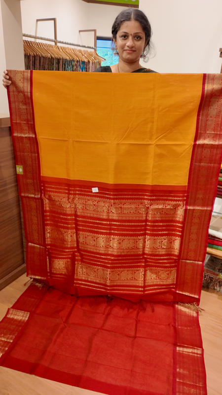 Pure SC korvai 2 side Yellow Red