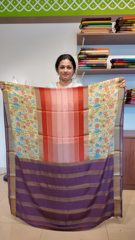 Mysore Silk center lines 110 GSM