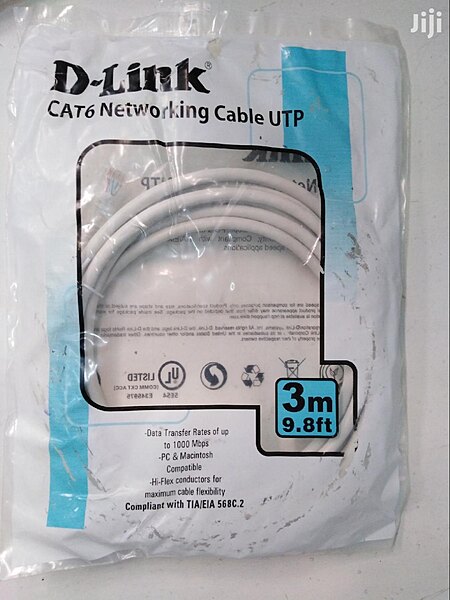 D-Link High Speed Cat6 Patch Cable 3M