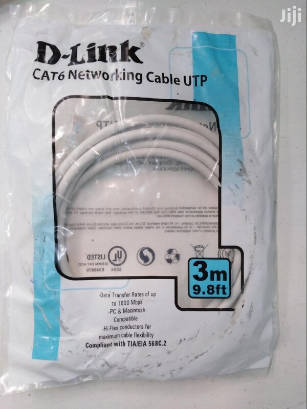 D-Link High Speed Cat6 Patch Cable 3M