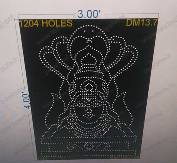 DM13.7 DEVI MATA 4X3 FEET 1204 HOLES