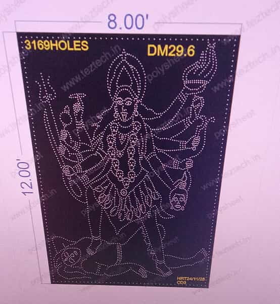 DM29.6 KALI MATA 12X8 FEET 3169 HOLES (3 PARTS)
