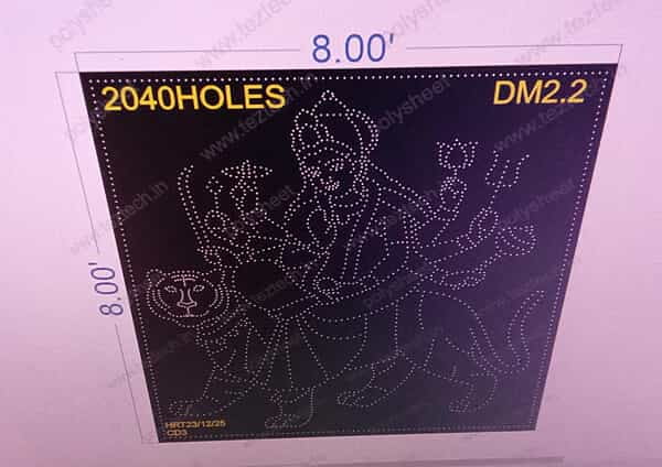 DM2.2 DEVI MATA 8X8 FEET 2040 HOLES (2 PARTS)