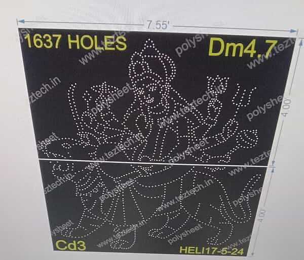 DM4.7 DEVI MATA 2 PARTS 8X8 FEET 1637 HOLES