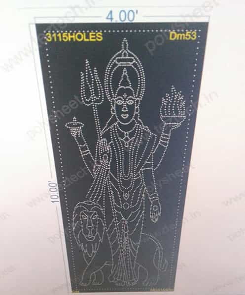 DM53 DURGA MATA 4X10FEET 3115HOLES