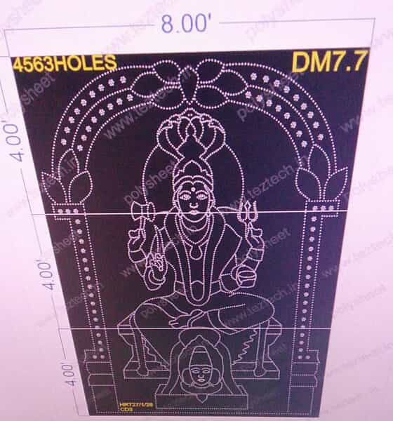 DM7.7 DEVI MATA 12X8 4563 HOLES (3 PARTS)