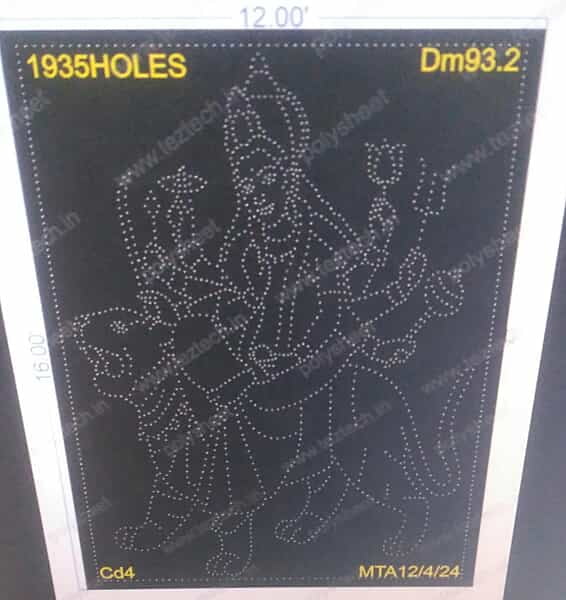 DM93.2 DEVI MATA 16X12 FEET 1938 HOLES (5 PARTS)
