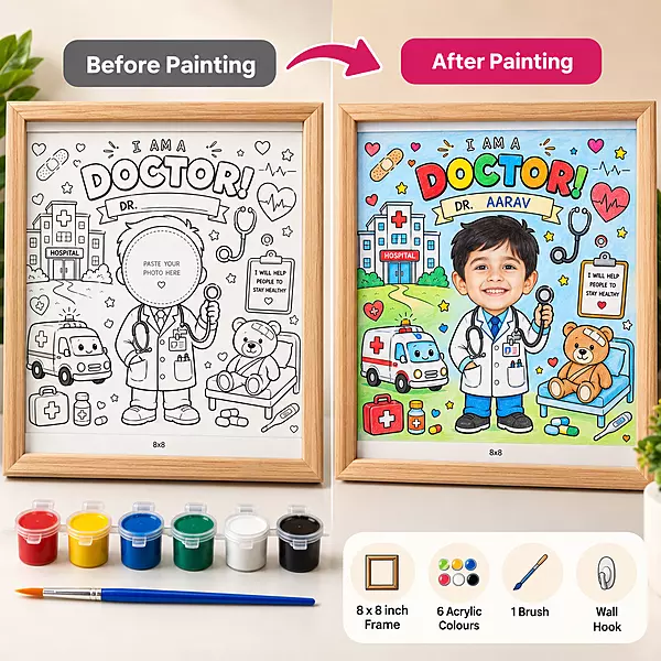 I Am a Doctor – Colour & Frame Kit