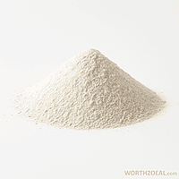 Dolomite powder for plants on white background