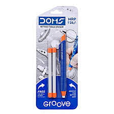 DOMS Retractale Eraser- Grooves