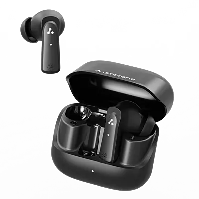 TWS Ambrane Dots Prime Black