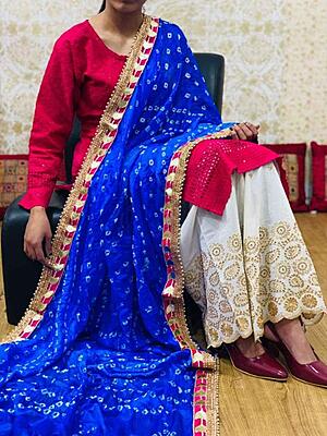 Bandhani Dupatta Set