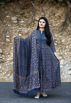 Pure Cotton Anarkali Suit