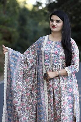 Pure Cotton Naira Cut Style Suit