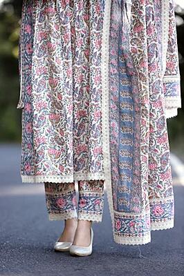 Pure Cotton Naira Cut Style Suit