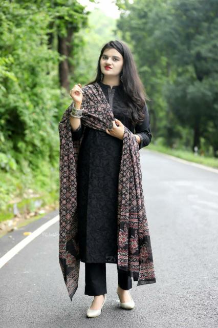 Pure Cotton Self Designed Suit