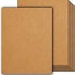 Brown Color Crafting Paper Sheets