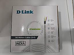 D-link 3+1 CCTV Camera Cable 90mtr