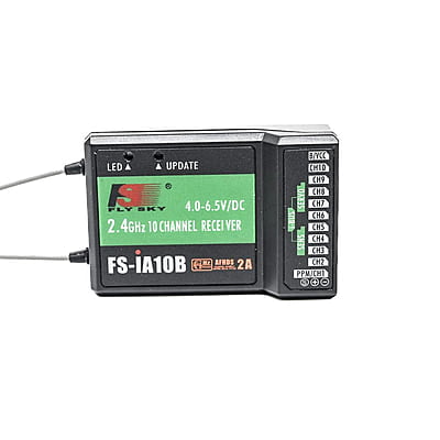 Flysky FS-i6X 2.4GHz 6CH AFHDS 2A RC Transmitter With FS-iA10B 2.4GHz 10CH Receiver