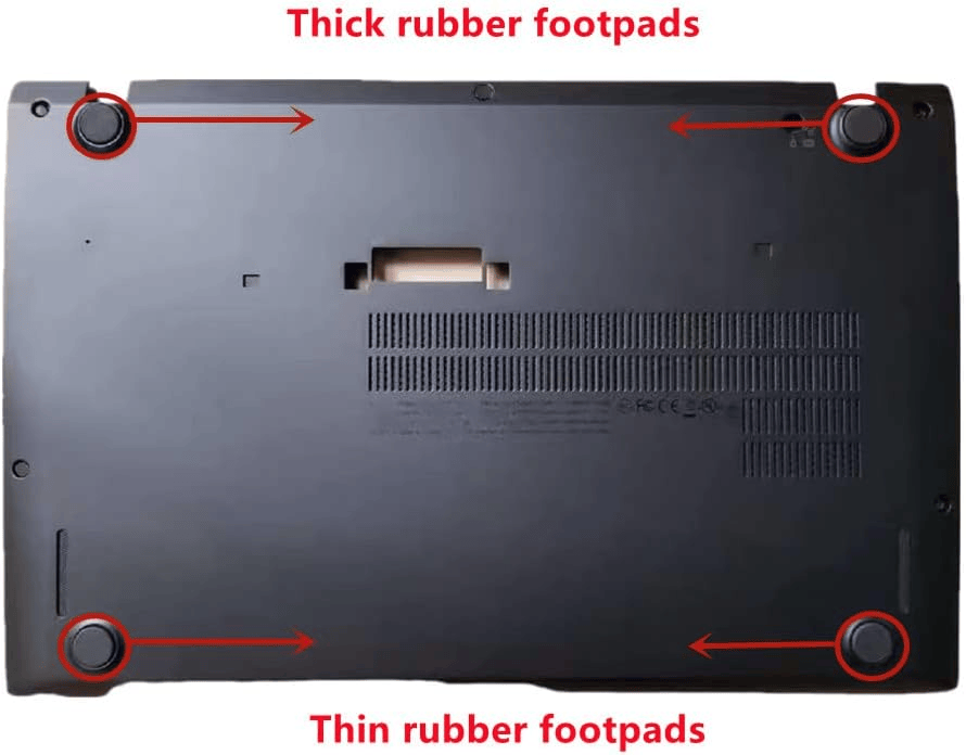 Laptop Bottom Base Rubber Foot Strips For Lenovo Thinkpad T460S T470S Laptop Bottom Base Rubber Foot Strips For Lenovo Thinkpad T460S T470S