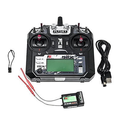 Flysky FS-i6X 2.4GHz 6CH AFHDS 2A RC Transmitter With FS-iA10B 2.4GHz 10CH Receiver