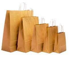 Paper Bag Brown with twisted Paper Handle