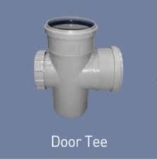SKIPPER SWR PUSH FITTINGS DOOR TEE 110MM