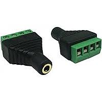 3.5mm 4 Pin Female Audio Connector to Screw Terminal Adapter
