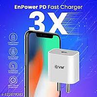 EVM ENPOWER (EVM-PD-011) 22.5W High-Speed Fast Charging PD Charger (White)