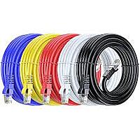 FEDUS 50 Meter Cat6 Ethernet Cable High Speed 550MHZ / 10 Gigabit Speed UTP LAN Cable, Network Cable Internet Cable RJ45 Cable LAN Wire, Patch Computer Cord Gigabit Category 6 Wires for Modem,Router