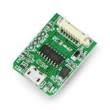 IDC 10pin 1.27mm - microUSB adapter for PMS7003 sensor - soldered pins