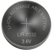 LIR2032 Coin cell