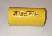 Ni-Cd 10000mah 1.2V Rechargeable Cells