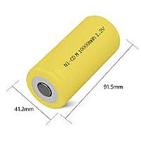 Ni-Cd 10000mah 1.2V Rechargeable Cells