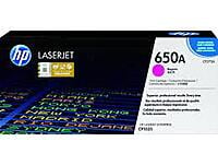 HP 650A Magenta Toner Cartridge HP 650A Magenta Toner Cartridge