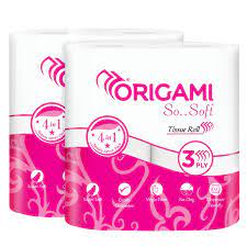 Origami Tissue Roll