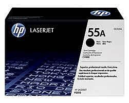 HP 55A Black Original LaserJet Toner Cartridge-(CE255A)