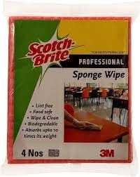 3M Sponge Wipe Pkt of 4 Pcs