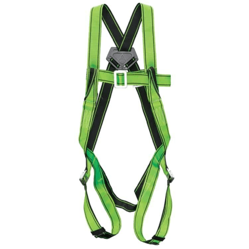 Polyester Green Full Body Harness