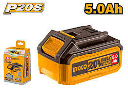 INGCO LI-ION BATTERY PACK 20V 5. 0AH FBLI20031